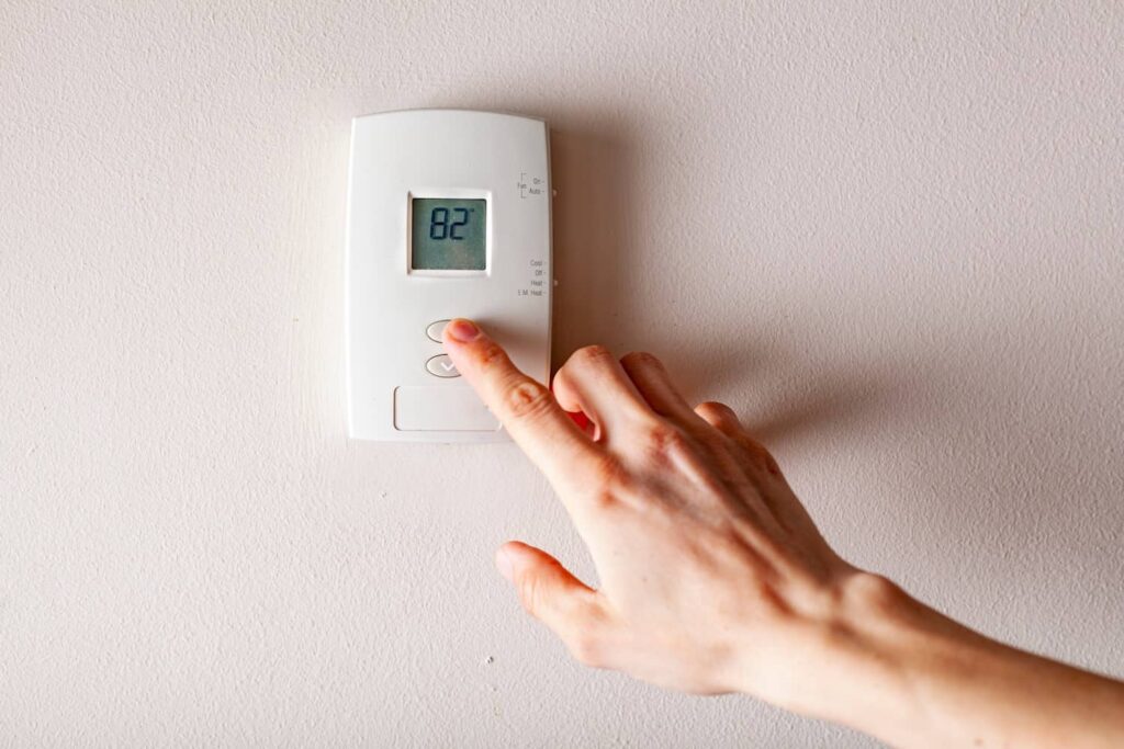 Thermostat settings or malfunctions are a common cause for a heater to be blowing cold air