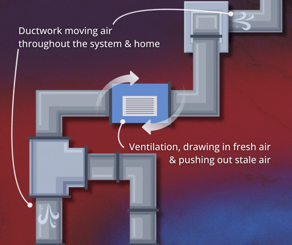 what do ducting and ventilation do