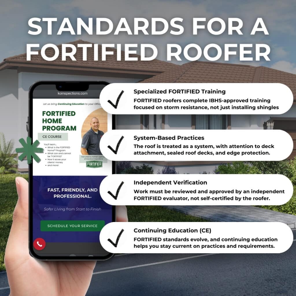 how to choose a fortified roofer