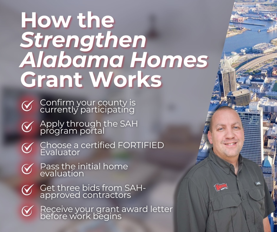 how the strengthen alabama homes program works